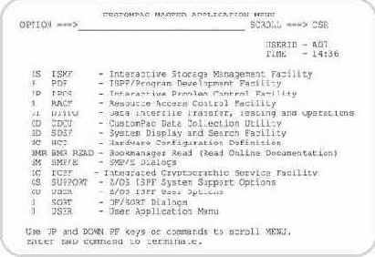 Начало и завершение работы с ISPF/PDF