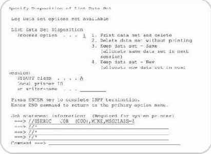 Начало и завершение работы с ISPF/PDF